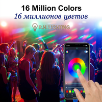 Bande LED RGB Joystar 20m pour Décoration Intérieure, 24V, Contrôle par APP, Prise EU, Éclairage de Fête, Coupeur de Bande, IP20