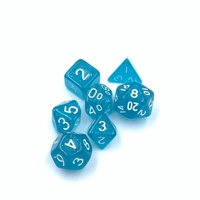 Fournisseur direct d'usine - Jeu de dés polyédriques lumineux bicolores miniatures de 10 mm pour jeux de table colorés