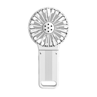 Ventilateur portable électrique pliable mini USB à moteur sans balais, batterie 500 mAh, diffuseur d'arômes portable en plastique pour la maison et l'hôtel – Offre Spéciale