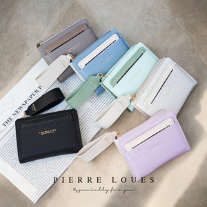 Pierre Loues Women's <b>Wallet</b> With <b>Card</b> Holder 5 Inch Black Minimalist Portable Everyday Use - Product Image 2