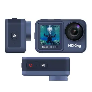 Kamera Aksi HD 4K 30Fps, Kamera Olahraga 170 Derajat, Resolusi Foto, Bodi 8M, Anti Air, Kamera Olahraga Ekstrem 15Meter