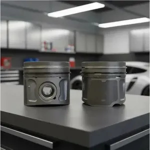 Kit pistone in alluminio con 20 anelli in acciaio diametro 86mm per Ford Transit 4L 2.2 TDCi 16V 07/18 motore Diesel nuovi pezzi di ricambio - Product Image 2