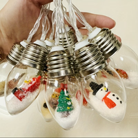 Guirlandes lumineuses LED de Noël, imperméables, décoratives pour la maison, le jardin, la terrasse, la décoration des arbres