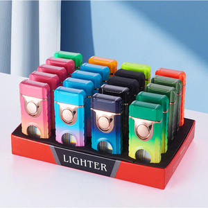 Venta al por mayor <span class=keywords><strong>de</strong></span> dos <span class=keywords><strong>tipos</strong></span> <span class=keywords><strong>de</strong></span> llamas <span class=keywords><strong>encendedor</strong></span> <span class=keywords><strong>de</strong></span> gas <span class=keywords><strong>de</strong></span> metal con LED azul Ventana <span class=keywords><strong>de</strong></span> gas visible - Product Image 6