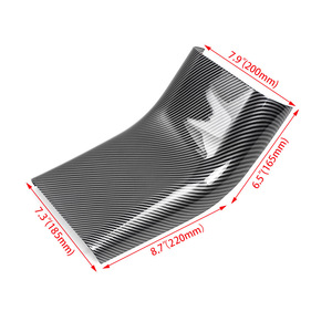 Cubierta de Ventilación Trasera para Tesla Model 3Y, Textura de Carbono, Plástico ABS, Panel Interior Decorativo, Protección Contra Patadas - Product Image 3