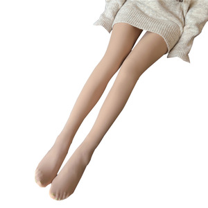 Black Skin Winter Girl Medias Piernas gruesas Pantimedias de mujer con calcetines - Product Image 3