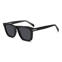 Nouvelles Lunettes de Soleil Femme Tendance 2026 – Monture en Acétate Gris TR90 avec Verres Optiques Polarisés en Matériau TAC