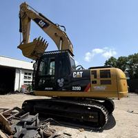 Excavatrice hydraulique d'occasion de 20 tonnes, d'origine japonaise, excavatrice d'occasion CAT 320d, excavatrices Caterpillar d'occasion