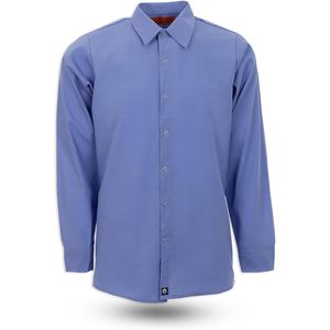 เสื้อเชิ้ตทำงานแขนยาวแบบมีกระดุมสำหรับผู้ชาย รุ่น S14 ผ้าฝ้าย 100% ชุดยูนิฟอร์มอุตสาหกรรม - Product Image 2