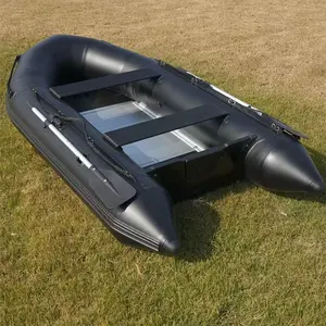 Barco inflável DAMA de alta qualidade para pesca com piso de alumínio e certificação CE
