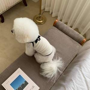 Grosir pakaian anjing musim panas penjualan laris rompi anjing pakaian hewan peliharaan mewah OEM/ODM layanan rompi tanpa lengan halus untuk anjing kecil - Product Image 4