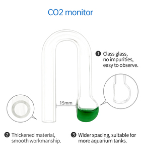 Venta al por mayor CO2 monitoreo fluido monitoreo a largo plazo vidrio CO2 concentración Monitor Detector para acuario peceras - Product Image 6