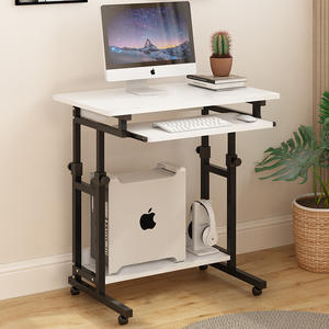 Petit bureau de jeu pour la maison avec étagère, simple table de travail pour la chambre ou l'appartement, pour écrire ou étudier - Product Image 3