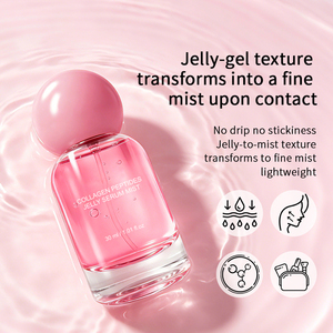 Vente en gros, fabrication sur mesure, sérum en gelée de peptides de collagène, brume hydratante imperméable, marque privée, hydratation intense avec spray de peptides de collagène - Product Image 4