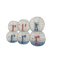 Ballon de football gonflable à bulles pour adultes, en TPU/PVC, très vendu