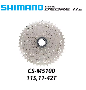 Casete Shimano <span class=keywords><strong>Deore</strong></span> <span class=keywords><strong>M5100</strong></span> de 11 Velocidades, Rueda Libre para Bicicleta de Montaña MTB, 11 Velocidades, 11-42T, 11-51T, Piezas de Bicicleta - Product Image 1