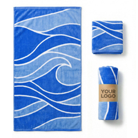 Ujoy Cadeau Vente en gros Ensemble de serviettes de plage pour le sport turc à séchage rapide sans sable Logo personnalisé surdimensionné de haute qualité