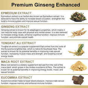 Complément alimentaire biologique à base de plantes OEM/ODM, capsules d'ashwagandha et de racine de maca pour hommes adultes, soutien à la réduction du stress, soutien immunitaire, énergie - Product Image 3