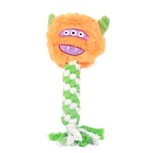 Nuovo Design all'ingrosso carino forma di mostro cane peluche squittio giocattoli di corda per animali domestici per interni - Product Image 5