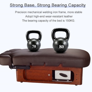KISEN Good Quality <b>Electric</b> Automatic Beauty Bed <b>Electric</b> Massage <b>Table</b> Beauty Spa Bed Salon Treatment Bed Cosmetic Facial Chair - Product Image 2