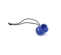 1 pièce Bouchon de protection anti-poussière en aluminium multicolore pour valve DIN de bouteille de plongée sous-marine, accessoire de plongée