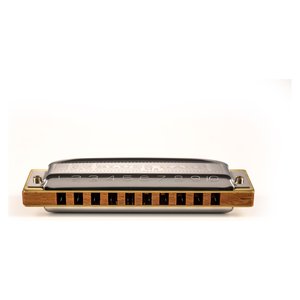 Harpe à becs Armonica La MS SERIES Blues Harp Silver e Wood A732493 - Product Image 3