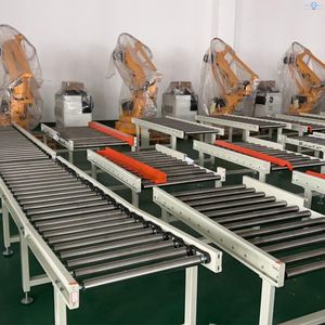 สายพานอัตโนมัติสำหรับม้วนและบรรจุภัณฑ์ รุ่น Bzx-8213 สำหรับเครื่องพันฟิล์ม ขนาด 2200*2100*1450 มม. - Product Image 4