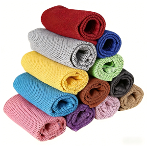 Serviette rafraîchissante en microfibre douce, très vendue, effet glaçon longue durée, taille et logo personnalisables pour cadeaux promotionnels d'équipes sportives - Product Image 2