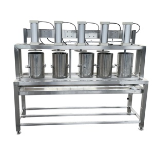Presse à <span class=keywords><strong>fromage</strong></span> en acier inoxydable à commande manuelle, <span class=keywords><strong>kit</strong></span> de fabrication de <span class=keywords><strong>fromage</strong></span> maison DIY, qualité commerciale - Product Image 1