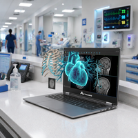 Portátil Robusto con 128 GB de RAM, 50 TOPS NPU, Tecnología 3D sin Gafas, con IA para Reconstrucción 3D de CT/MRI y Visualización de Anatomía