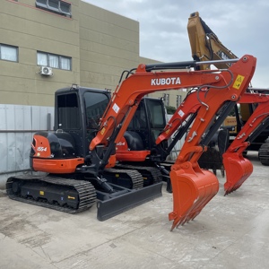 รถขุดขนาดเล็ก Kubota U55-4 มือสอง 5.5 ตัน ของแท้จากญี่ปุ่น แบบสวิงท้ายแคบ เครื่องจักรก่อสร้าง ลดราคาพิเศษ - Product Image 3