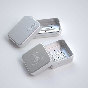 Porte-savon en aluminium de qualité supérieure avec plateau d'égouttage amovible - Organisateur de salle de bain durable - Product Image 3