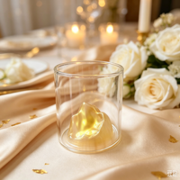 Thermische Whiskyglazen met gepersonaliseerde logo-service, Crystal Mountain Whisky Tumbler, fabrieksfabrikant voor restaurantgroothandel