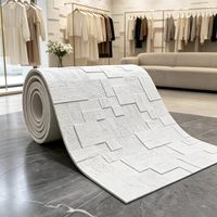 Panneau de mosaïque en pierre artificielle à emboîtement aléatoire, flexible, couleur mouchetée, pour magasin de vêtements et mur de salon