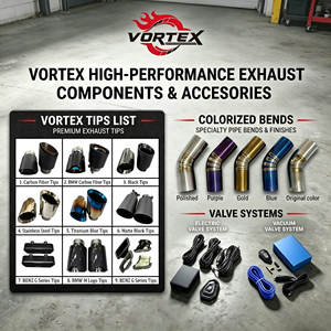 Vortex Racing Purple Titanium <b>Exhaust</b> System For Mercedes-Benz AMG SLS R197 2011-2025 Lightweight Part - Product Image 6