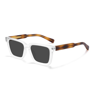 Gafas de Sol Polarizadas UV 400 Modernas, Montura Rectangular Cuadrada de TR 90 de Alta Calidad, <span class=keywords><strong>Lentes</strong></span> TAC para Hombre y Mujer, Estilo Vintage - Product Image 2