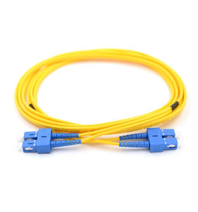 FASO SC/APC-SC/APC Green Aqua 2M SM SX 0.9/2.0/3.0mm FTTH 5G Optical Fiber Patch <b>Cord</b> - Product Image 1