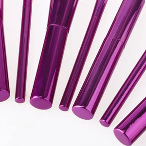 YRX 8 pinceaux de maquillage de haute qualité, nouveau design, électroplaqué violet, synthétique, kit de pinceaux de maquillage de beauté premium - Product Image 6