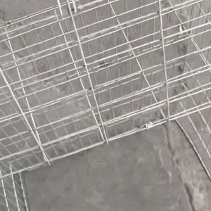 Cage galvanisée pour volailles de combat 60cm×60cm×60cm, enclos en fil soudé pour poulets de combat, cage d'élevage carrée pour volailles - Product Image 5