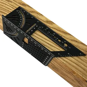 90/45 règle de travail du bois 3d jauge de mesure d'angle d'onglet outil de mesure de taille carrée