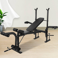 Banc de musculation multifonctionnel pour exercices corporels à domicile, équipement de fitness, poids inclinés, haltères réglables, banc de musculation en métal