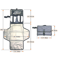 Tapis à langer Portable, léger, voyage, sac à langer, tapis à langer pour bébé
