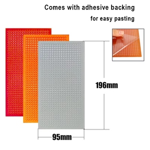 Kit de réparation de phares et feux arrière auto-adhésif en aluminium jaune pour fissures de feux de <span class=keywords><strong>voiture</strong></span>, ajustement universel - Product Image 2