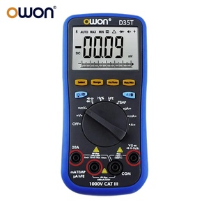 OWON มัลติมิเตอร์แบบพกพา B35T/B41T เครื่องบันทึกอุณหภูมิ 0-1000V/0-100A (0.5%+3) ความแม่นยำ วัดแรงดันไฟฟ้า อุณหภูมิ ความชื้น - Product Image 2