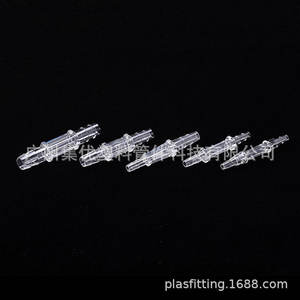 Raccord médical transparent en plastique JU PlasFitting, réducteur à diamètre égal, deux voies, droit, type pagode, à serrage allemand - Product Image 4