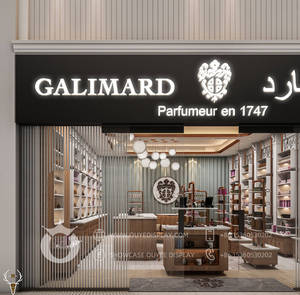 Khái Niệm Trang Trí Cho Cửa Hàng Bán Lẻ Nước Hoa Nhỏ Trưng Bày Nước Hoa Vừa Vặn Thiết Kế Miễn Phí - Product Image 2