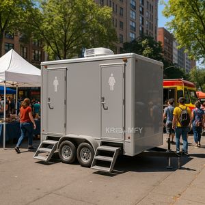 Baños Portátiles Móviles para Bodas 2025 en Venta, Remolque de Baño de Lujo - Product Image 1
