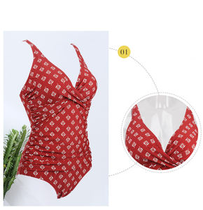 Maillot de <span class=keywords><strong>bain</strong></span> une pièce vintage rétro imprimé par sublimation maillots de <span class=keywords><strong>bain</strong></span> <span class=keywords><strong>anti</strong></span>-<span class=keywords><strong>UV</strong></span> UPF 50 + maillots de <span class=keywords><strong>bain</strong></span> - Product Image 3