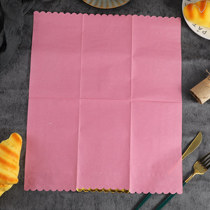 Cross-border hot stamping napkins, luxury face napkins, suitable for parties and upscale restaurants, disposable napkins, logo - Product Image 2