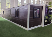 Maison en conteneur extensible coupe-vent de luxe portable et modulaire préfabriquée aux normes américaines à prix réduit de 40 pieds en Chine